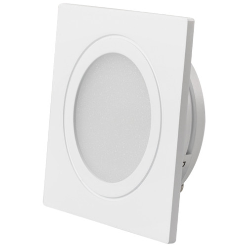Светодиодный светильник мебельный LTM-S60x60WH-Frost 3W Day White 110deg (Arlight, IP40 Металл, 3 года) 020764
