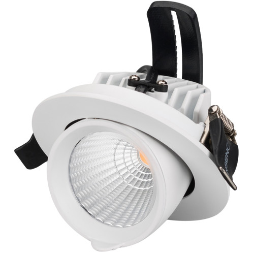 Светильник встраиваемый LED LTD-EXPLORER-R100-12W Warm3000 (WH, 38 deg) (Arlight, IP20 Металл, 3 года) 024026