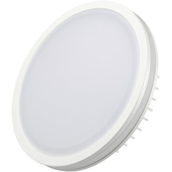 Светодиодная панель встраиваемая LTD-135SOL-20W Warm White (Arlight, IP44 Пластик, 3 года) 020712