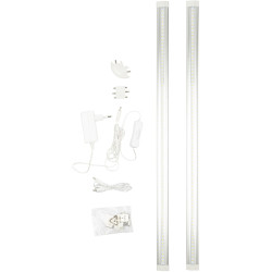 Светильник светодиодный для мебели набор из 2-х шт. ULM-F45-2x6W/4500K IP20 SILVER