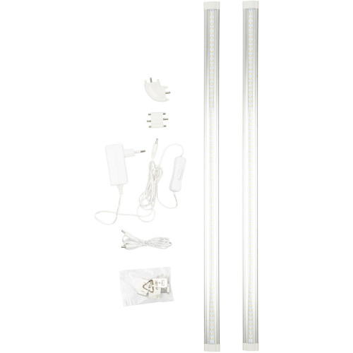 Светильник светодиодный для мебели набор из 2-х шт. ULM-F45-2x6W/4500K IP20 SILVER