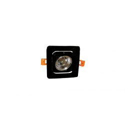 Встраиваемый светильник светодиодный Fostis LDC 8064-SS-7WCOB-L98*W98 SL+BK