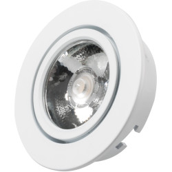 Светодиодный светильник мебельный LTM-R65WH 5W Warm White 10deg (Arlight, IP40 Металл, 3 года) 020768