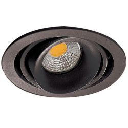 Точечный светильник DL18615 DL18615/01WW-R Shiny black/Black