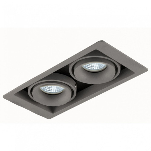 Точечный светильник DL18615 DL18615/02WW-SQ Silver Grey/Black