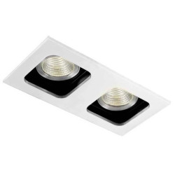 Точечный светильник DL18614 DL18614/02WW-SQ White/Black