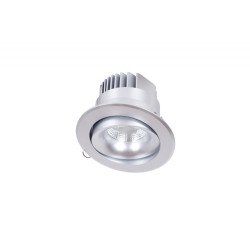 Встраиваемый светодиодный светильник DL18465/01WW-Silver R