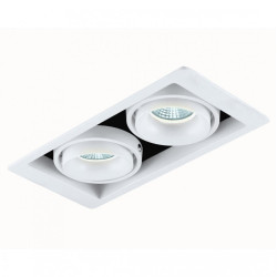 Точечный светильник DL18615 DL18615/02WW-SQ White/Black