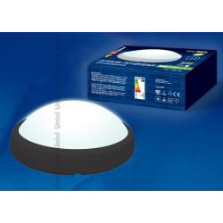 Потолочный светильник светодиодный ULW-O04-12W/NW IP65 BLACK