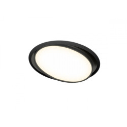 Светодиодная панель встраиваемая поворотная DL18813/15W Black R