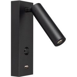 LED спот SP-BED-CHARGE-S60x125-3W Warm3000 (BK, 20 deg, 230V) (Arlight, IP20 Металл, 3 года) 029629