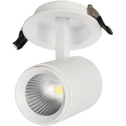 LED спот встраиваемый LGD-678WH-9W White 25deg (Arlight, IP20 Металл, 3 года) 022243