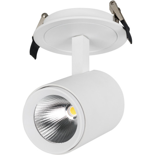 LED спот встраиваемый LGD-LUMOS-R76-16W Warm3000 (WH, 20 deg) (Arlight, IP20 Металл, 3 года) 023700