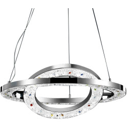 Подвесной светильник светодиодный 1103008 MD1103008-384A chrome/white