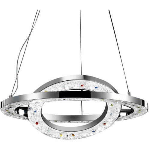 Подвесной светильник светодиодный 1103008 MD1103008-384A chrome/white