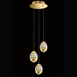 Подвесной светодиодный светильник Terrene MD13003023-3A Gold