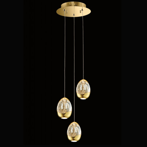 Подвесной светодиодный светильник Terrene MD13003023-3A Gold