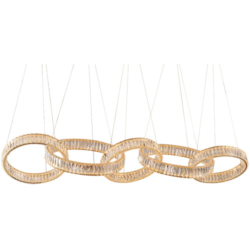 Подвесной светильник светодиодный 8240 8245/S gold NEW