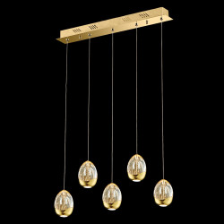 Подвесной светодиодный светильник Terrene MD13003023-5B Gold