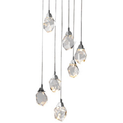 Подвесной светильник светодиодный Crystal rock MD-020B-7 chrome