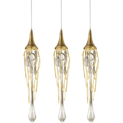Подвесной светильник Goddess Tears P68009L-3 gold