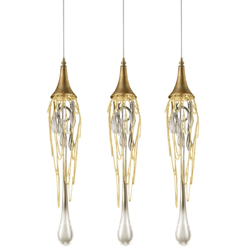Подвесной светильник Goddess Tears P68009L-3 gold