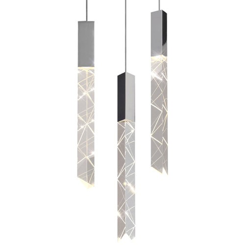 Подвесной светильник светодиодный Trinity OM8201013-3 chrome