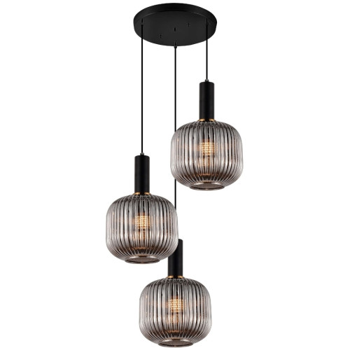 Подвесной светильник LDP 1217-3 GY+BK