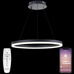 Подвесной светильник светодиодный LED LAMPS 81295, 80W, черный, LED