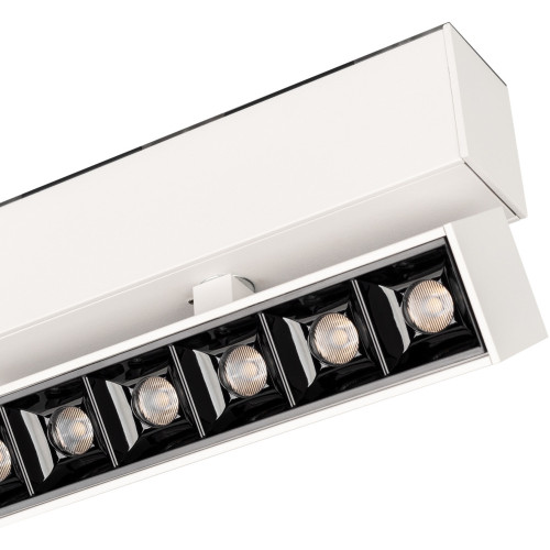 Трековый светильник светодиодный MAG-LASER-FOLD-45-S160-6W Warm3000 (WH, 15 deg, 24V) (Arlight, IP20 Металл, 3 года) 026968