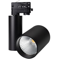 Трековый светильник светодиодный LGD-SHOP-4TR-R100-40W Warm3000 (BK, 24 deg) (Arlight, IP20 Металл, 5 лет) 026284