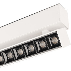 Трековый светильник светодиодный MAG-LASER-FOLD-45-S320-12W Warm3000 (WH, 15 deg, 24V) (Arlight, IP20 Металл, 3 года) 026972
