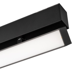 Трековый светильник светодиодный MAG-FLAT-FOLD-45-S205-6W Warm3000 (BK, 100 deg, 24V) (Arlight, IP20 Металл, 3 года) 026987