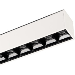 Трековый светильник светодиодный MAG-LASER-45-L160-6W Warm3000 (WH, 15 deg, 24V) (Arlight, IP20 Металл, 3 года) 026932