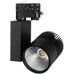Трековый светильник светодиодный LGD-ARES-4TR-R100-40W Warm3000 (BK, 24 deg) (Arlight, IP20 Металл, 3 года) 026375