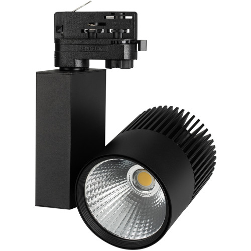 Трековый светильник светодиодный LGD-ARES-4TR-R100-40W Warm3000 (BK, 24 deg) (Arlight, IP20 Металл, 3 года) 026375