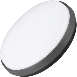 Уличный потолочный светильник светодиодный защищенный LGD-GIRO-R300-30W Warm3000 (GR, 110 deg, 230V) (Arlight, IP54 Металл, 3 года) 029950