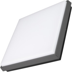Уличный потолочный светильник светодиодный защищенный LGD-AREA-S300x300-30W Warm3000 (GR, 110 deg, 230V) (Arlight, IP54 Металл, 3 года) 029953