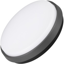Уличный потолочный светильник светодиодный защищенный LGD-GIRO-R240-25W Warm3000 (GR, 110 deg, 230V) (Arlight, IP54 Металл, 3 года) 029949