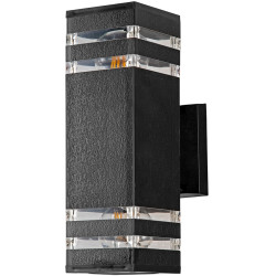 Настенный уличный светильник Hadar A4421AL-2BK