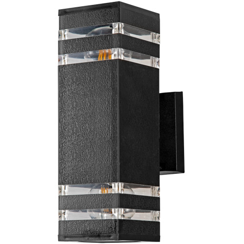Настенный уличный светильник Hadar A4421AL-2BK