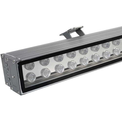 Светодиодный прожектор AR-LINE-1000XL-54W-24V RGB (Grey, 30 deg, DMX512) (Arlight, Закрытый) 023638