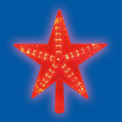 Световая фигура светодиодная Звезда-3. 21 см. 31 светодиод. ULD-H2121-031/STA RED STAR-3