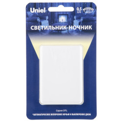 Ночник светодиодный с датчиком освещенности DTL-320 Прямоугольник/White/Sensor