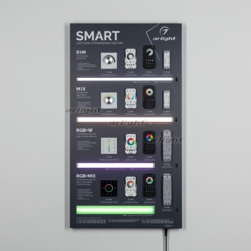 Стенд Системы Управления SMART 1100x600mm (DB 3мм, пленка, лого) 000921