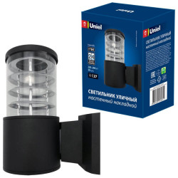 Настенный фонарь уличный UUL-S11A 60W/E27 IP65 BLACK