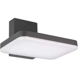 Фасадный светильник светодиодный LGD-TENT-WALL-9W Warm3000 (GR, 110 deg, 230V) (Arlight, IP65 Металл, 3 года) 029977