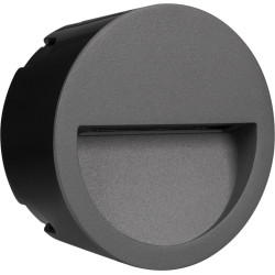 Фасадный светильник светодиодный LTD-TRAIL-R115-4W Warm3000 (GR, 65 deg, 230V) (Arlight, IP65 Металл, 3 года) 029962
