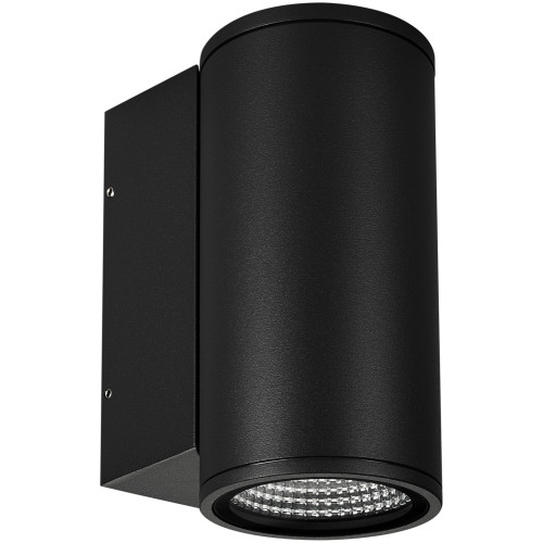 Фасадный светильник светодиодный LGD-FORMA-WALL-R90-12W Warm3000 (BK, 44 deg, 230V) (Arlight, IP54 Металл, 3 года) 037258