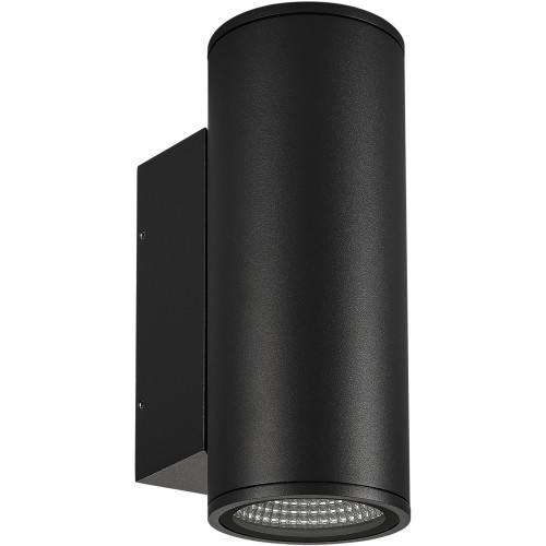 Фасадный светильник светодиодный LGD-FORMA-WALL-TWIN-R90-2x12W Day4000 (BK, 44 deg, 230V) (Arlight, IP54 Металл, 3 года) 037251